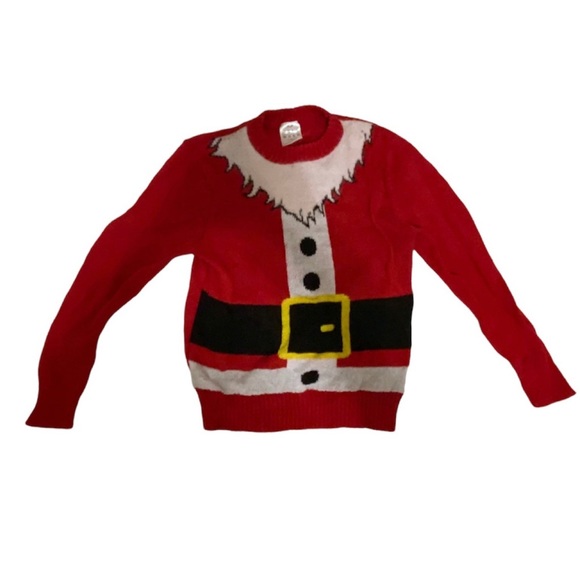 Well Worn Other - Santa Sweater; kids: size SMALL (4/5 yrs).